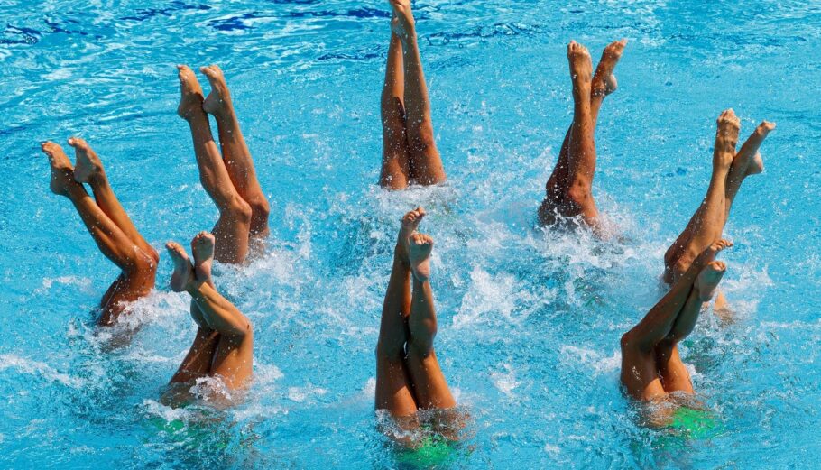Ελληνική ομάδα συγχρονισμένης κολύμβησης ©EUROKINISSI