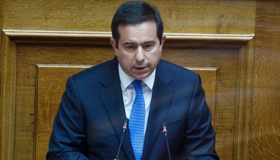 Ο υπουργός Μετανάστευσης και Άσυλου Νότης Μηταράκης ©EUROKINISSI
