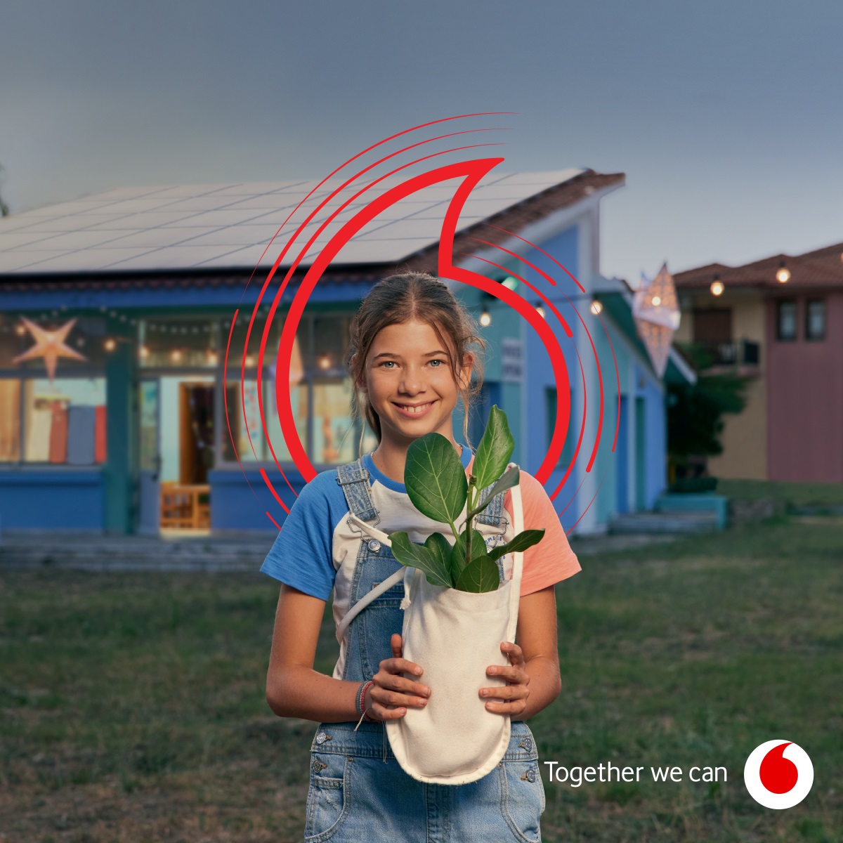 Η Vodafone Ελλάδας ανακοινώνει ότι παρέχει πράσινη ενέργεια στο νησί της Αμμουλιανής ©Vodafone