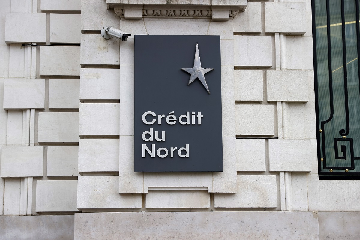 Λογότυπο της γαλλικής τράπεζας Credit du Nord ©EPA/IAN LANGSDON