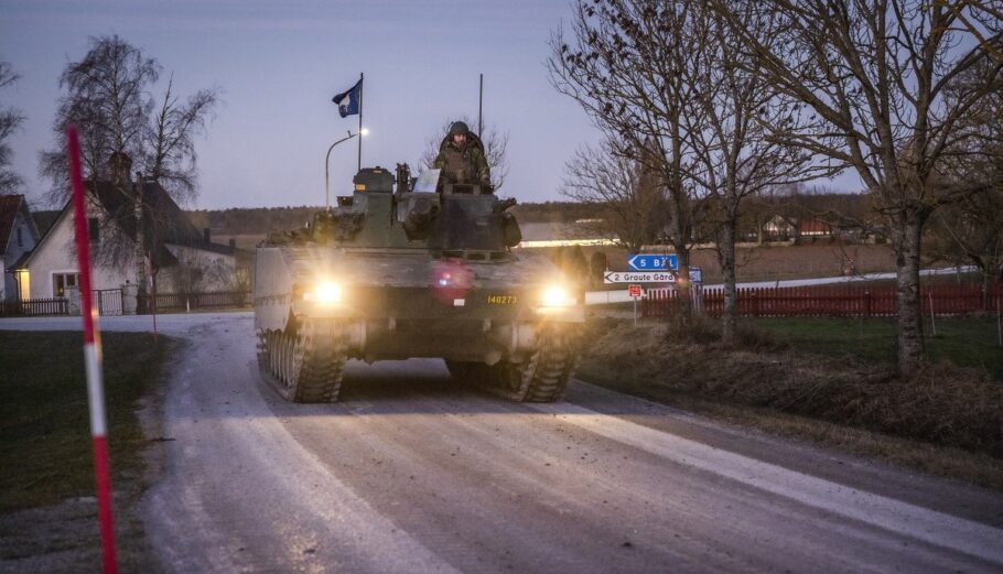 Δυνάμεις του ΝΑΤΟ© EPA/Karl Melander SWEDEN OUT SWEDEN OUT