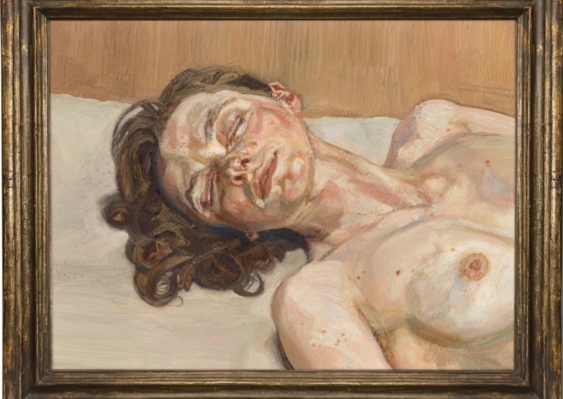 Ο πίνακας του Lucian Freud «Girl with Closed Eyes» © Christie’s