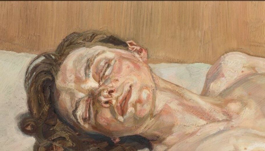 Ο πίνακας του Lucian Freud «Girl with Closed Eyes» © Christie’s