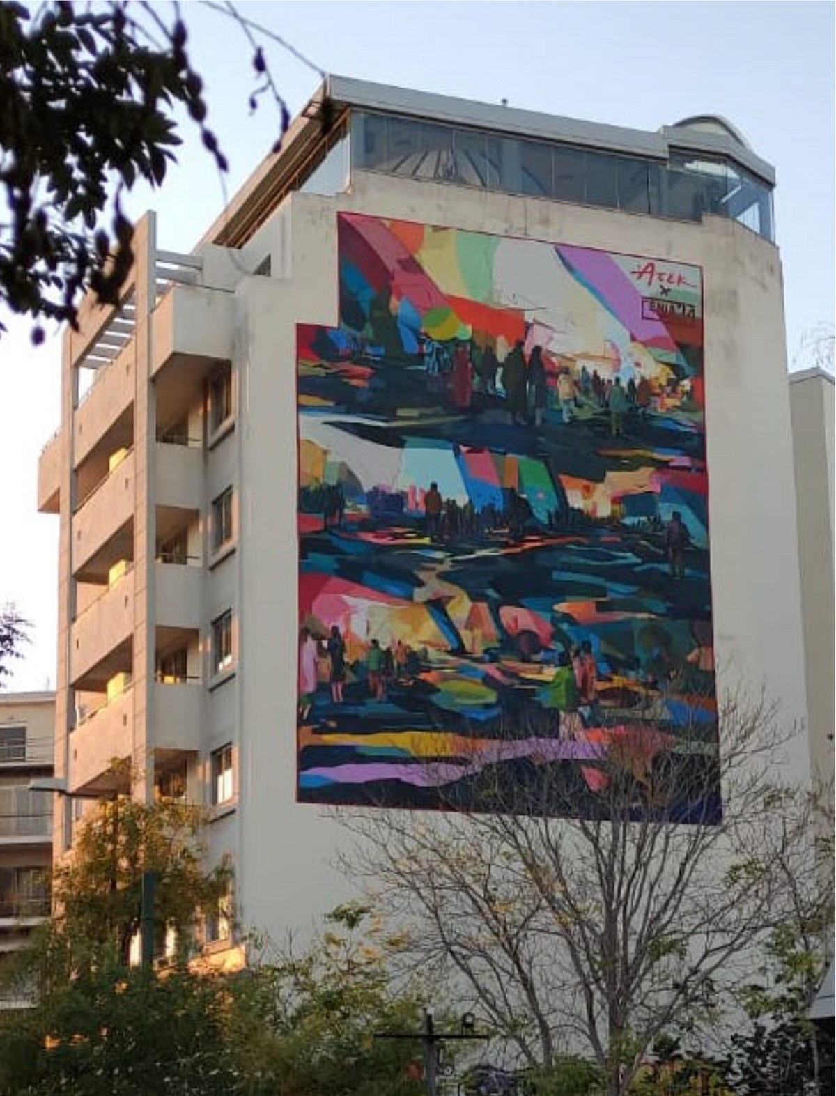  Η νέα, εντυπωσιακή τοιχογραφία για τη βιωσιμότητα των πόλεων στη «σκιά» της Ακρόπολης © Δήμος Αθηναίων