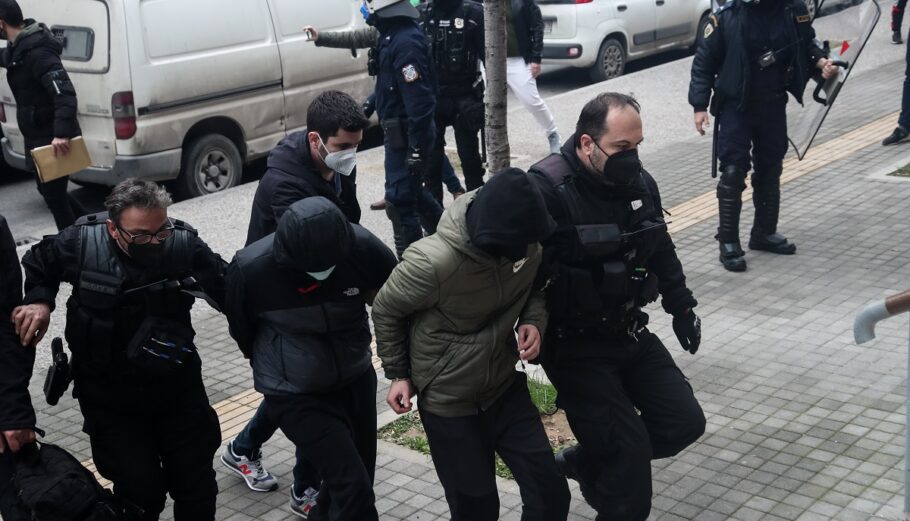 Οι συλληφθέντες για τη δολοφονία του Άλκη © Eurokinissi