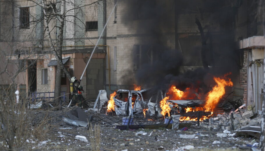 Έκρηξη στην Ουκρανία © EPA/ATEF SAFADI