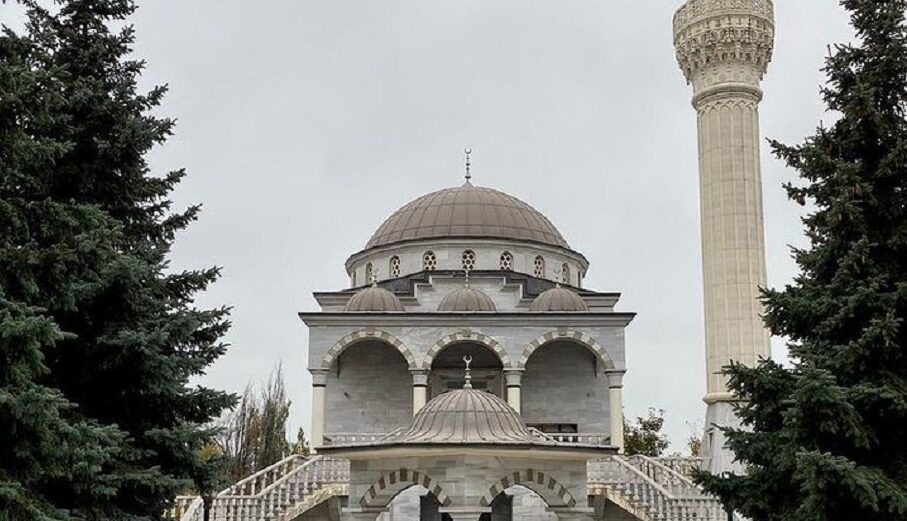 Το τζαμί του Σουλεϊμάν του Μεγαλοπρεπή στην Ουκρανία © twitter ΥΠΕΞ Ουκρανίας