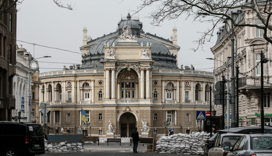 Το Εθνικό Θέατρο Όπερας και Μπαλέτου της Οδησσού, Ουκρανία © EPA/NUNO VEIGA
