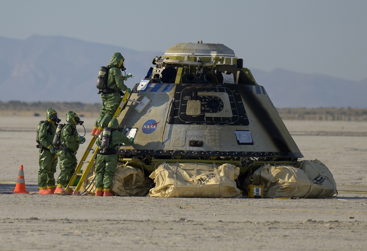 NASA: Η διαστημική κάψουλα CST-100 Starliner επέστρεψε στο Μεξικό