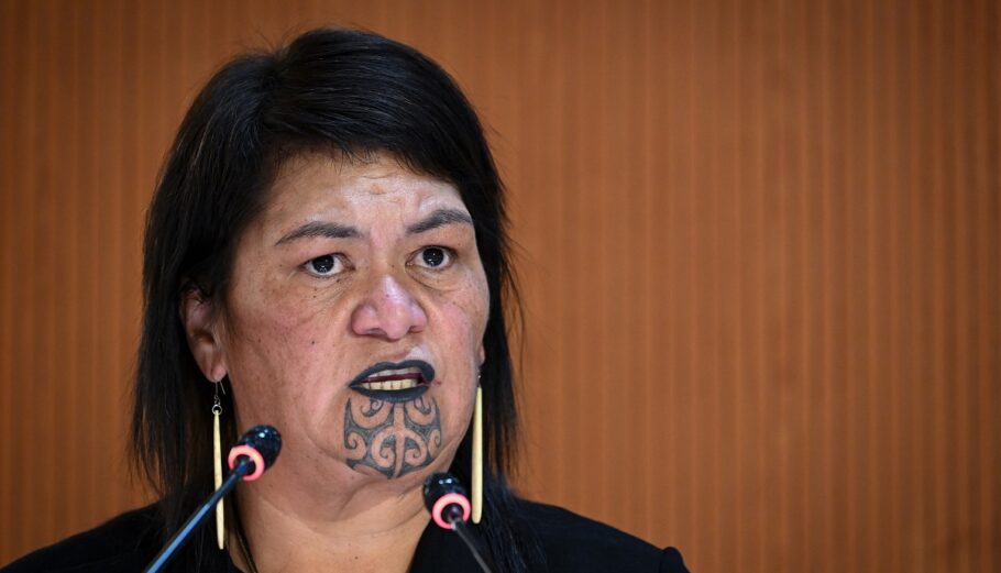 Η υπουργός Εξωτερικών της Νέας Ζηλανδίας Νανάια Μαχούτα © EPA/FABRICE COFFRINI