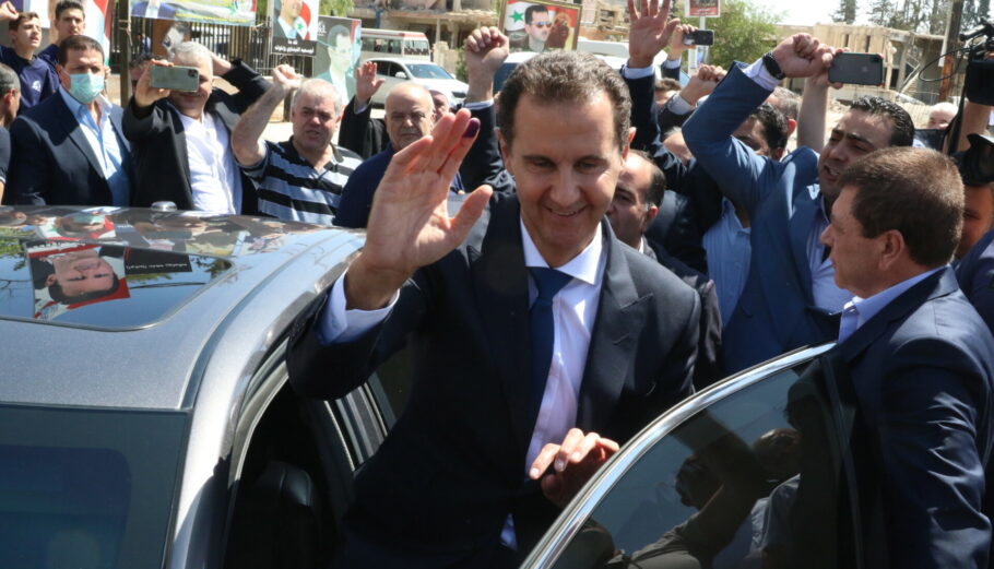 Ο Μπασάρ αλ Άσαντ © EPA/YOUSSEF BADAWI