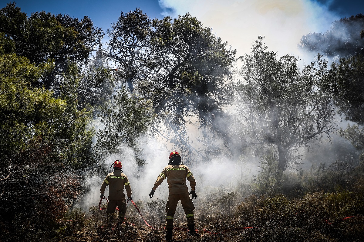 Φωτιά στην Πεντέλη ©Eurokinissi