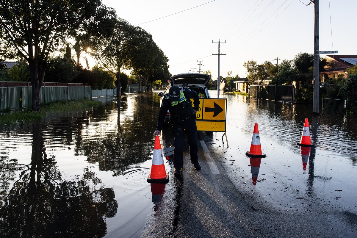 Πρωτοφανείς βροχοπτώσεις έπληξαν τουλάχιστον τρεις πολιτείες της Αυστραλίας © EPA/DIEGO FEDELE AUSTRALIA AND NEW ZEALAND OUT