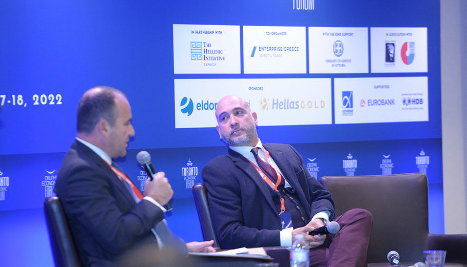 Από αριστερά: Νίκος Στάμου, Διευθυντής Προσέλκυσης Επενδύσεων της Enterprise Greece και Κωνσταντίνος Τζεμπελίκος, Managing Partner, Elysian Project © ΔΤ