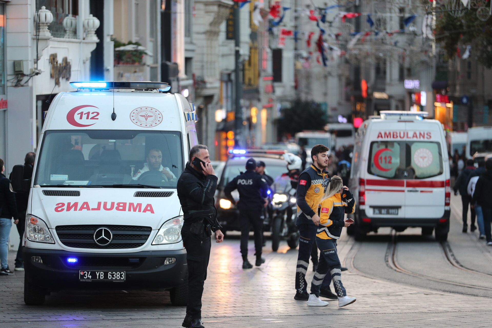 Έκρηξη στην Κωνσταντινούπολη © EPA/ERDEM SAHIN