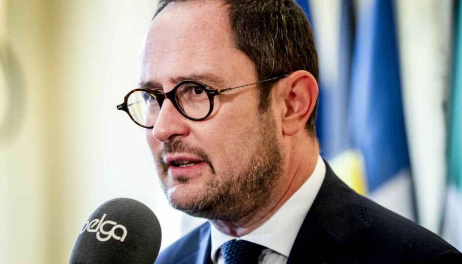 Ο Βέλγος υπουργός δικαιοσύνης Βίνσεντ βαν Κουίκενμπορν © EPA/REMKO DE WAAL