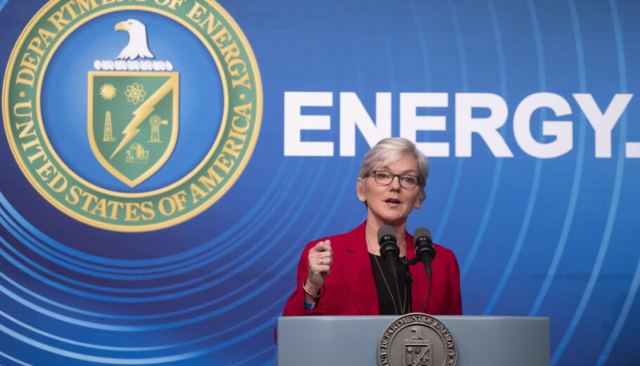 Η υπουργός Ενέργειας των ΗΠΑ Τζένιφερ Γκράνχολμ © EPA/MICHAEL REYNOLDS