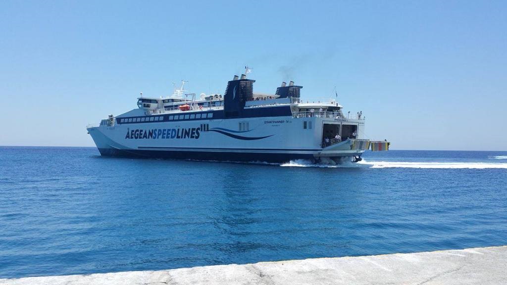 Aegean Sea Lines: Το Άνεμος ύψωσε την ελληνική σημαία