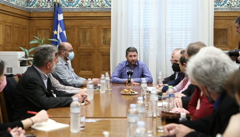 Νίκος Ανδρουλάκης με εκπροσώπους Σωματείων Θεάματος Ακροάματος @ INTIME / Περιστέρης Δημήτρης