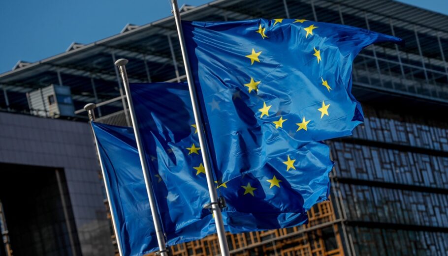 Σημαίες της ΕΕ @ EPA / STEPHANIE LECOCQ