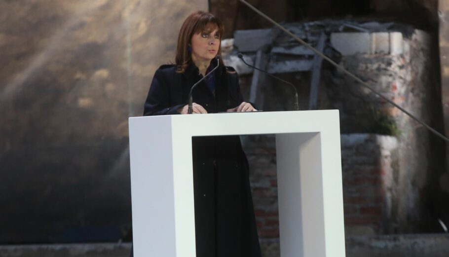 Η Πρόεδρος της Δημοκρατίας Κατερίνα Σακελλαροπούλου © ΑΠΕ-ΜΠΕ/ΑΠΕ-ΜΠΕ/ΟΡΕΣΤΗΣ ΠΑΝΑΓΙΩΤΟΥ