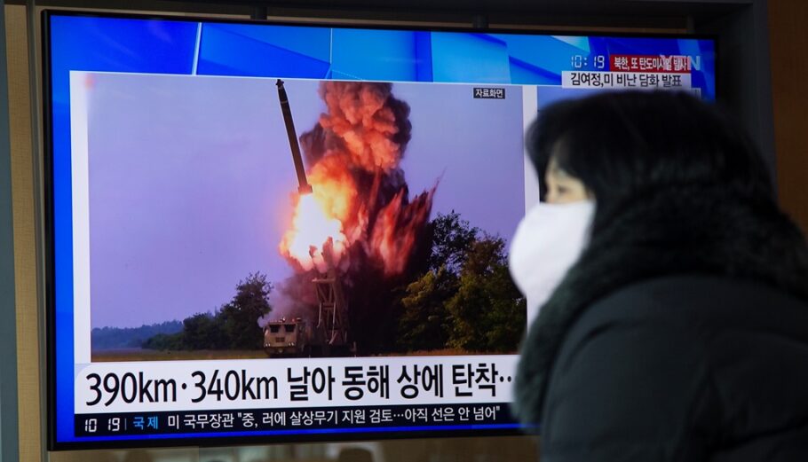 Εκτόξευση βαλλιστικών πυραύλων από τη Βόρεια Κορέα στην Ανατολική Θάλασσα @ EPA/JEON HEON-KYUN