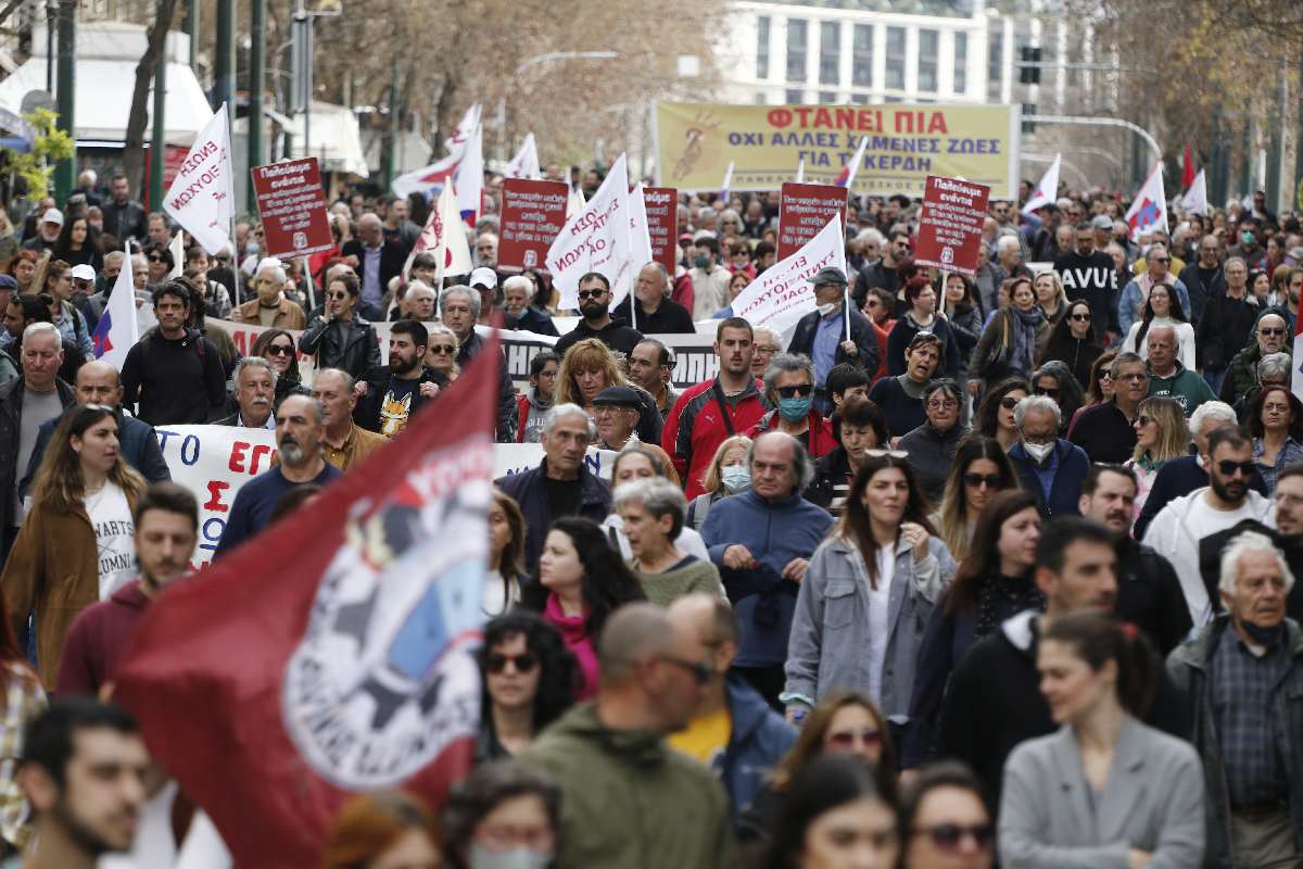 Συλλαλητήριο στην Αθήνα για το σιδηροδρομικό δυστύχημα στα Τέμπη @ Eurokinissi / ΓΙΩΡΓΟΣ ΚΟΝΤΑΡΙΝΗΣ