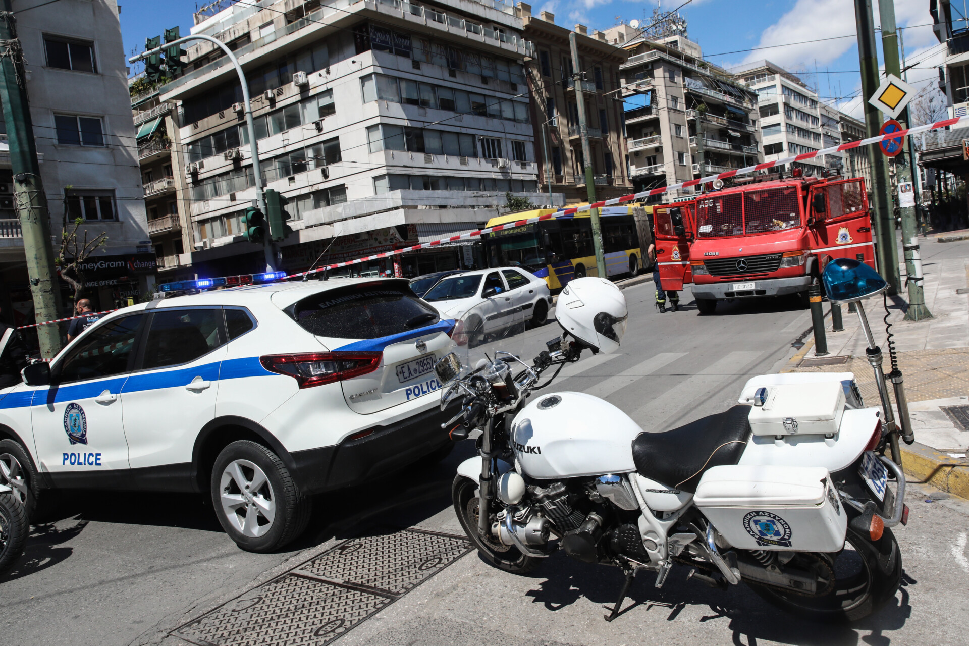 Ένταση έξω από το Οικονομικό Πανεπιστήμιο (ΑΣΣΟΕ) © Eurokinissi