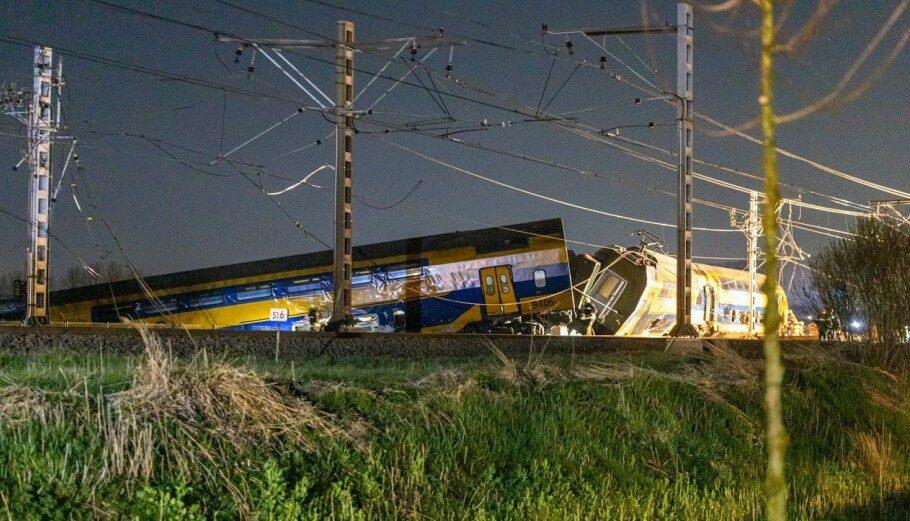 Εκτροχιασμός τρένου στην Ολλανδία © @ShekharPujari2/Twitter