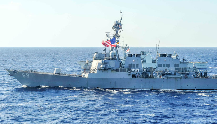 Το αμερικανικό αντιτορπιλικό USS Milius © Facebook/USS MILIUS (DDG 69)