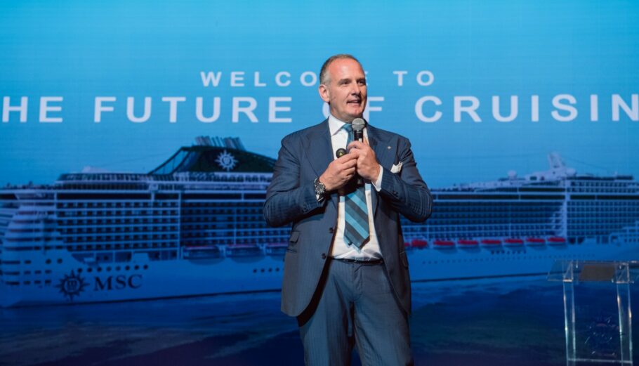 Ο Angelo Capurro, Εκτελεστικός Διευθυντής της MSC Cruises για τις Νέες Αναδυόμενες Αγορές © MSC Cruises
