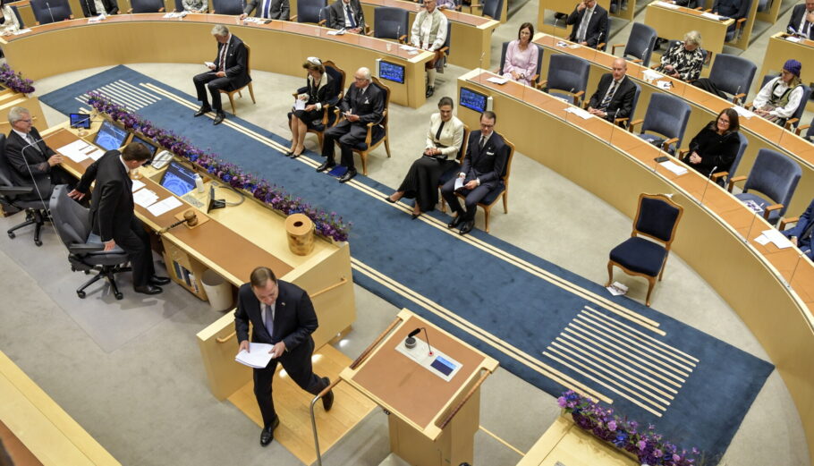 Το κοινοβούλιο της Σουηδίας © EPA/Anders Wiklund SWEDEN OUT SWEDEN OUT
