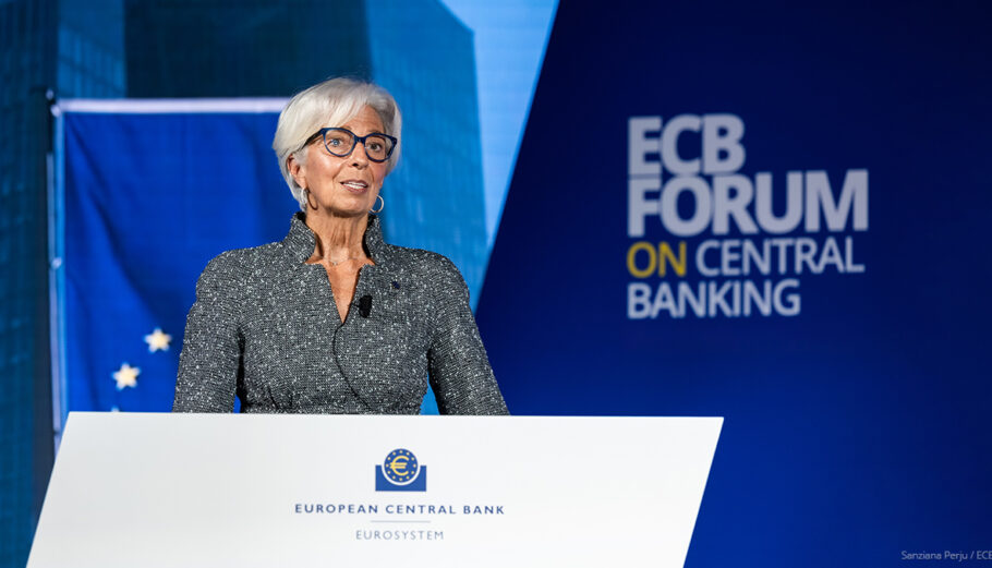 Η Κριστίν Λαγκάρντ © Twitter / European Central Bank