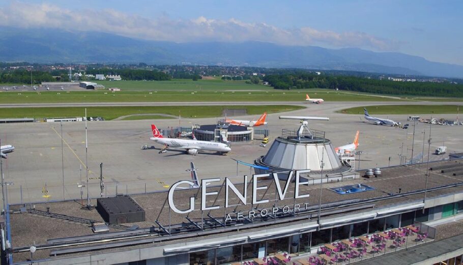 Αεροδρόμιο Γενεύης στην Ελβετία © Twitter / airlive.net