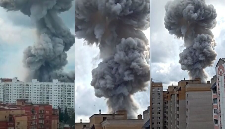 Έκρηξη στη Μόσχα © Printscreen