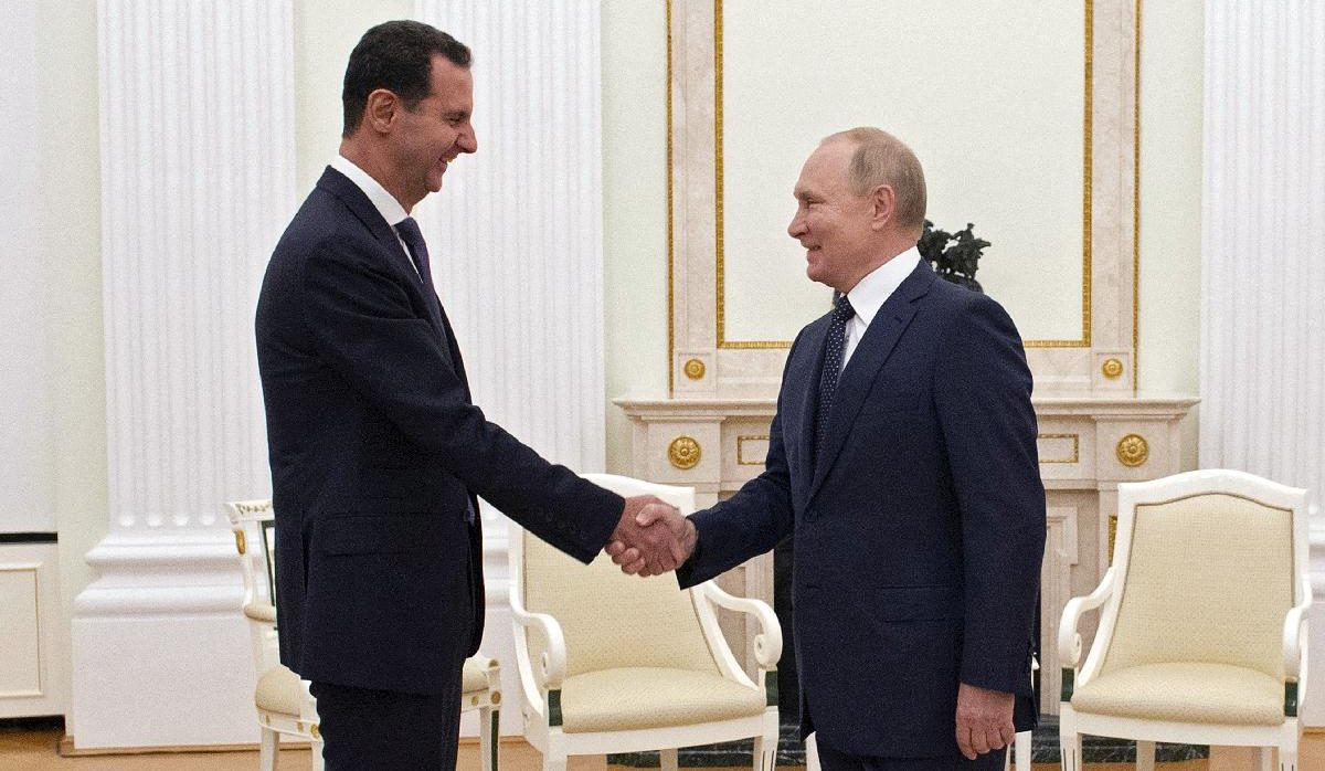 Μπασάρ αλ-Άσαντ και Βλαντιμίρ Πούτιν © EPA/MIKHAEL KLIMENTYEV/SPUTNIK/KREMLIN