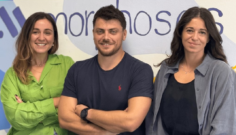 Οι συνιδρυτές της Morphosis Άννα Νατσβλισβίλι (CEO), Ίλια Τζωρτζοπουλου (COO) και Αλέξανδρος Πιθαμίτσης (CPO) © LinkdIn