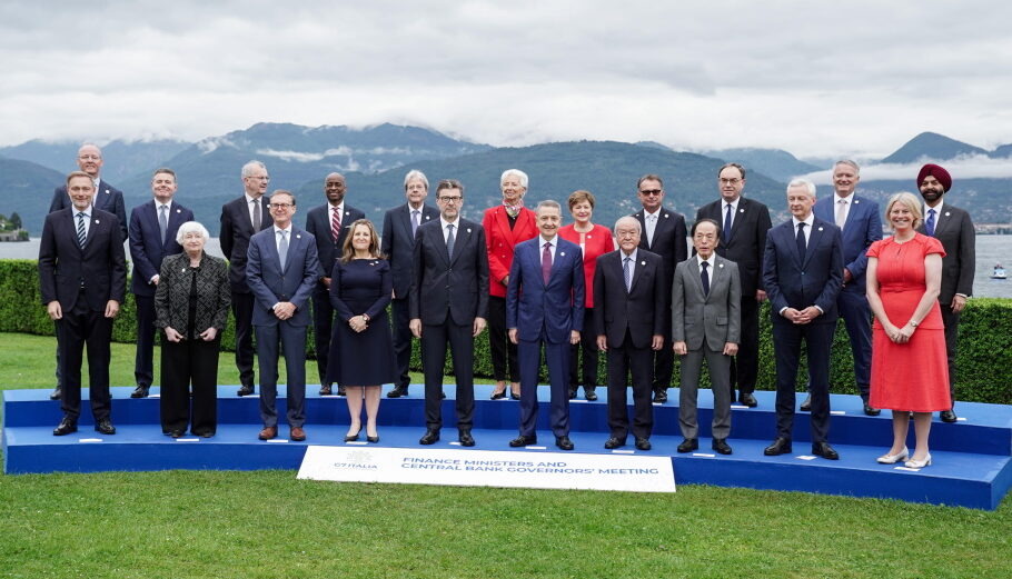 Συνεδρίαση της G7 στην Ιταλία©EPA/JESSICA PASQUALON