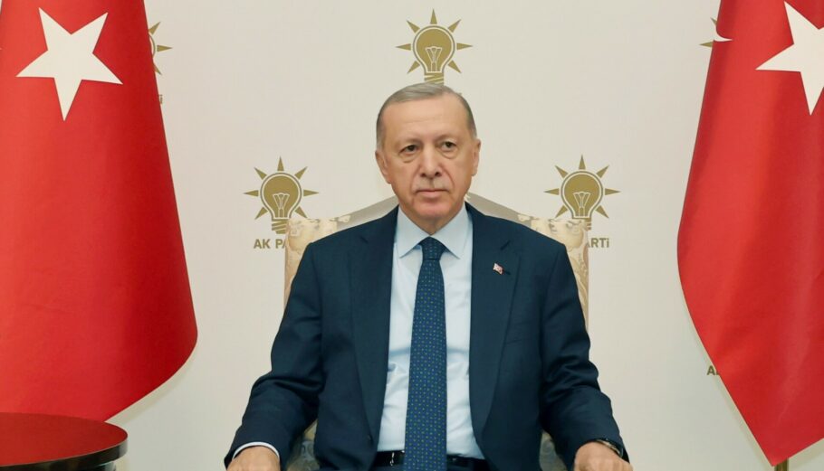 Ο Ρετζέπ Ταγίπ Ερντογάν © EPA/TURKISH PRESIDENTIAL PRESS OFFICE