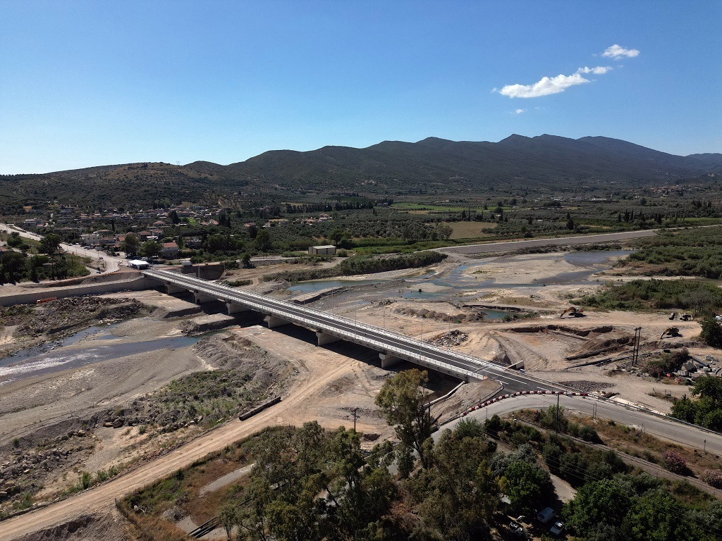 η νέα οδική γέφυρα του Ευήνου © Υπουργείο Υποδομών και Μεταφορών
