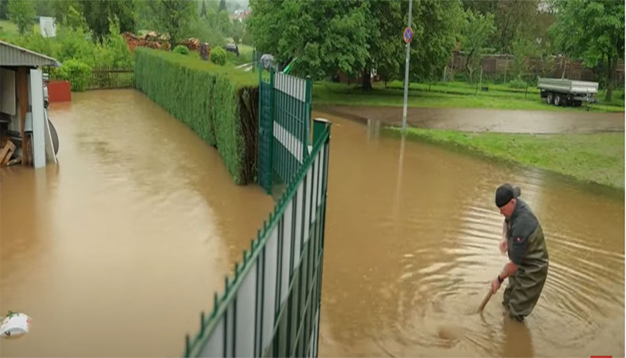 Πλημμύρες στη Γερμανία © YouTube/screenshot