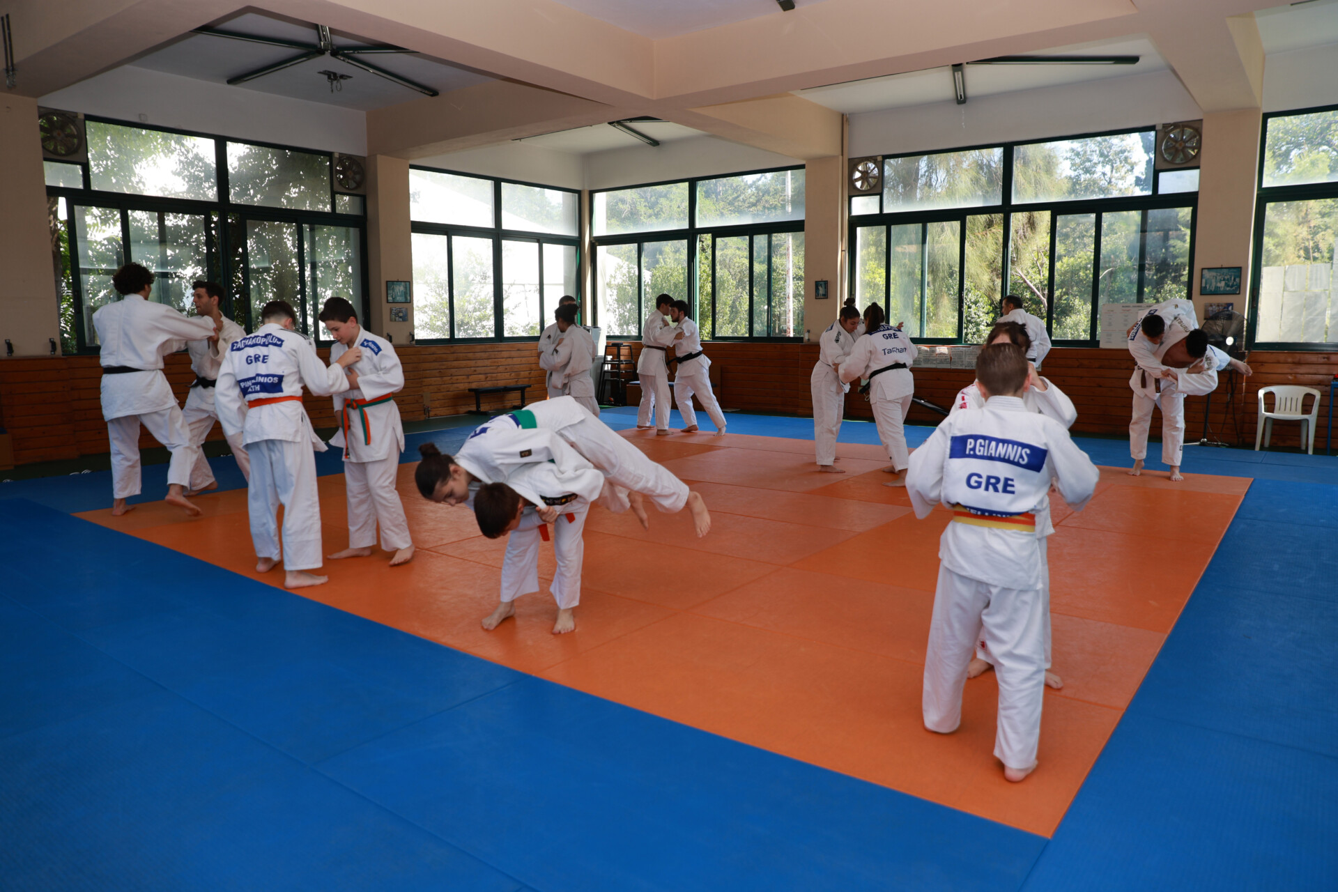 Aκαδημίες τζούντο στον Πανελλήνιο ΓΣ © ΔΤ