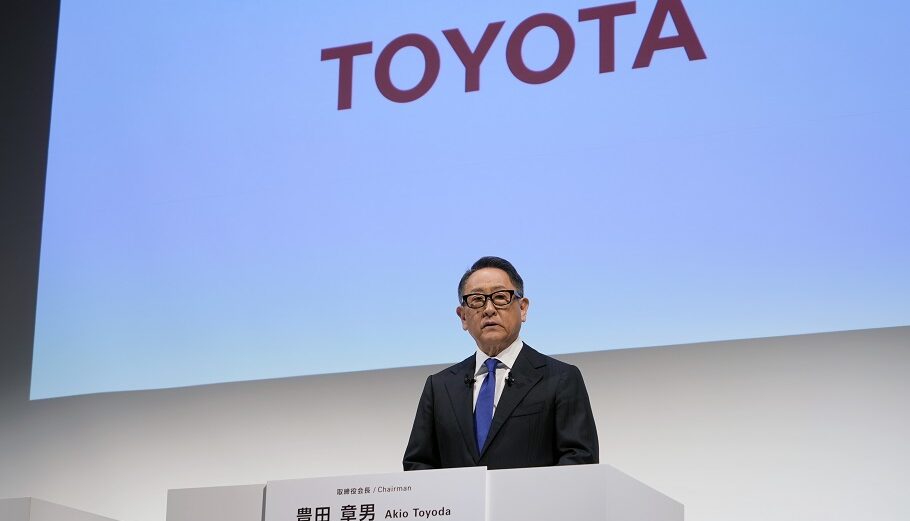 Ο πρόεδρος τηςToyota Motor Corp, Άκιο Τογιόντα@EPA/FRANCK ROBICHON