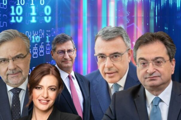 Οι CEOs των Πειραιώς, ΕΤΕ, Alpha Bank, Eurobank και Attica Bank, Χρήστος Μεγάλου, Παύλος Μυλωνάς, Βασίλης Ψάλτης, Φωκίων Καραβίας και Ελένη Βρεττού © Τράπεζα Πειραιώς / Εθνική Τράπεζα / Alpha Bank / Eurobank / ΑΠΕ-ΜΠΕ / Attica Bank /123rf.com / PowerGame.gr