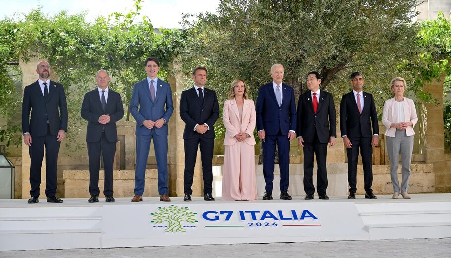 Συνάντηση των G7 στην Ιταλία © EPA/ETTORE FERRARI