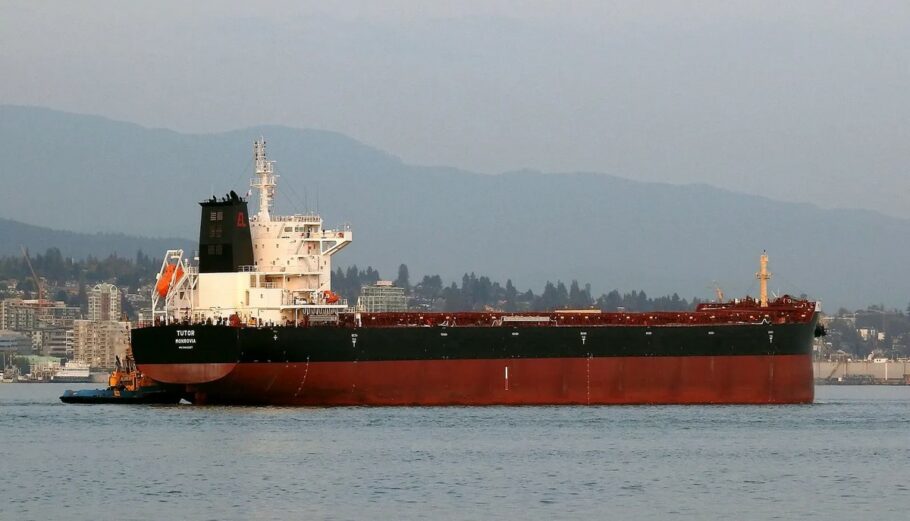 Το πλοίο Tutor της εταιρείας Livenza Shipping συμφερόντων του εφοπλιστή Κρίτωνα Λεντούδη © marinetraffic.com