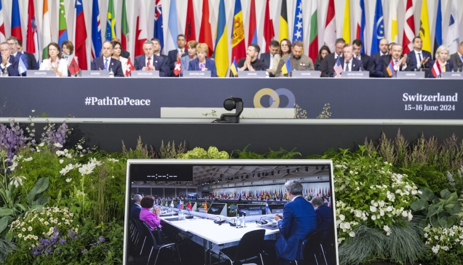 Σύνοδος Κορυφής για την ειρήνη στην Ουκρανία © EPA/URS FLUEELER