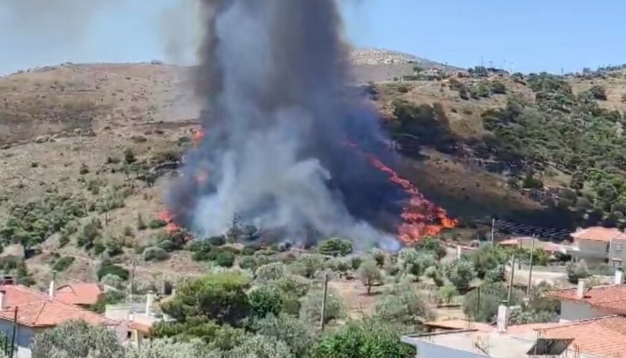Φωτιά στην Κερατέα@Πυροπροστασια Δασων Λαυρεωτικης / Facebook