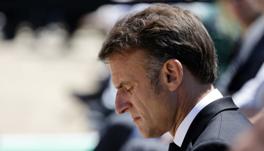 Ο πρόεδρος στη Γαλλία, Εμανουέλ Μακρόν © EPA/LUDOVIC MARIN / POOL MAXPPP OUT