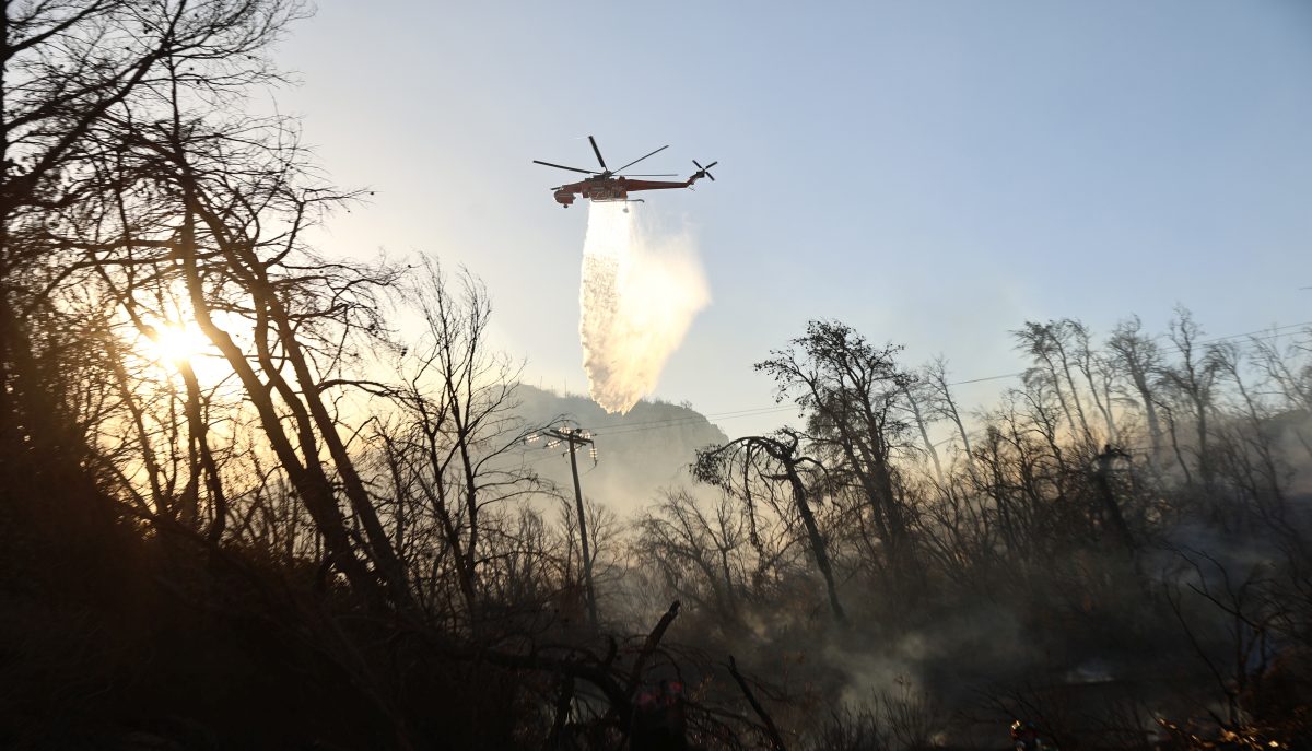 Ελικόπτερο της Πυροσβεστικής © INTIME / ΛΙΑΚΟΣ ΓΙΑΝΝΗΣ